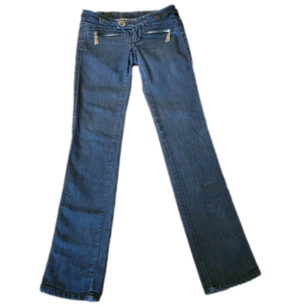 Women's Straight Leg Jeans - Blue